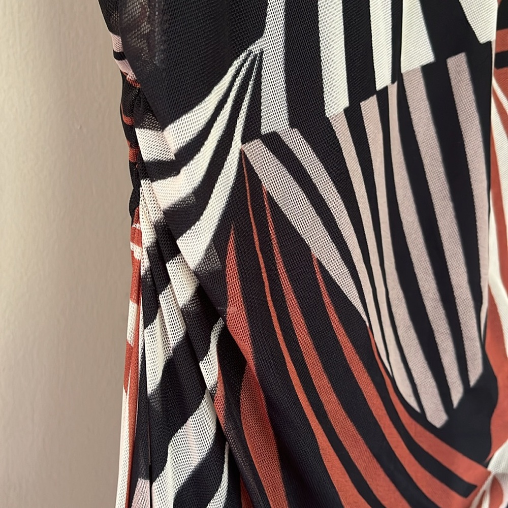 Taylor Geometric Pattern Dress - image 5